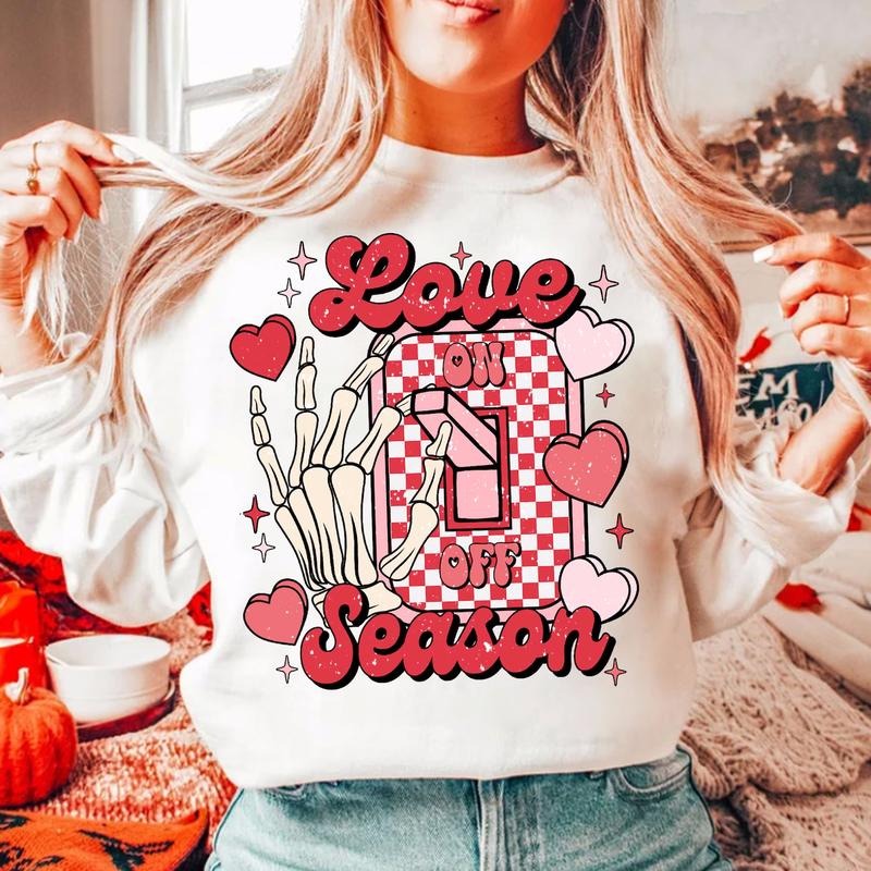 St. Valentine Crewneck Sweatshirt Comfort Cute Breathable Comfortable T-Shirts, Hoodie | RetroVerseTees.com