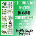St. Patrick's Day Teacher Gang Sheet 22x60 HOT PEEL T-Shirts, Hoodie, Sweatshirt | RetroVerseTees.com
