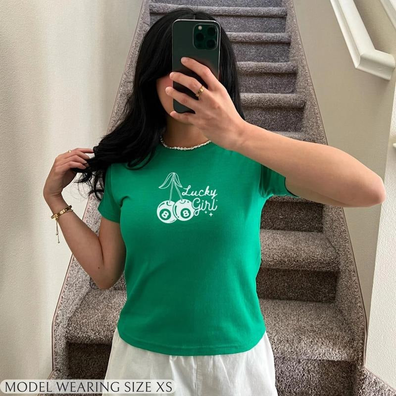 St Patrick's Day Cowgirl Baby Tee, Martini Cocktail Baby Tee, Lucky Vibes Baby Tee, St Pattys Drinking Shirt, Western...
