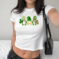 St Patrick's Day Gnomes Baby Tee, Womens St Patrick's Day , Cute St Paddys , Shamrock Shirt, St Patrick's Day Matching ,...