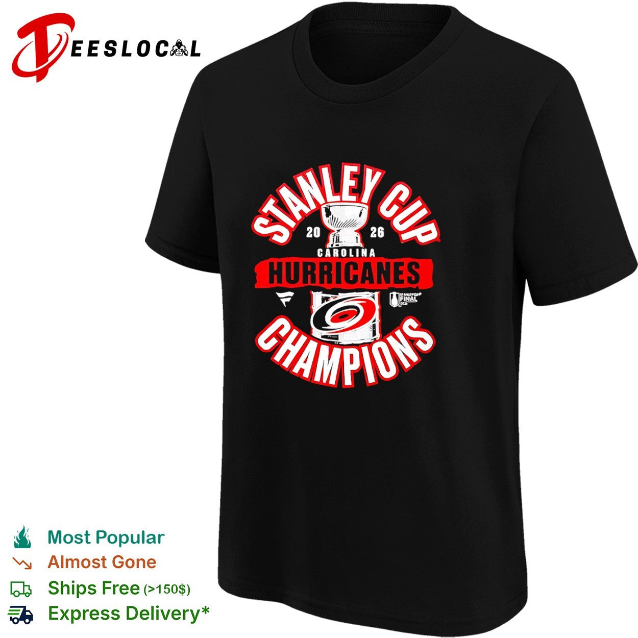 Stanley Cup 2026 Carolina Hurricanes Champions NHL Ice Hockey Final shirt