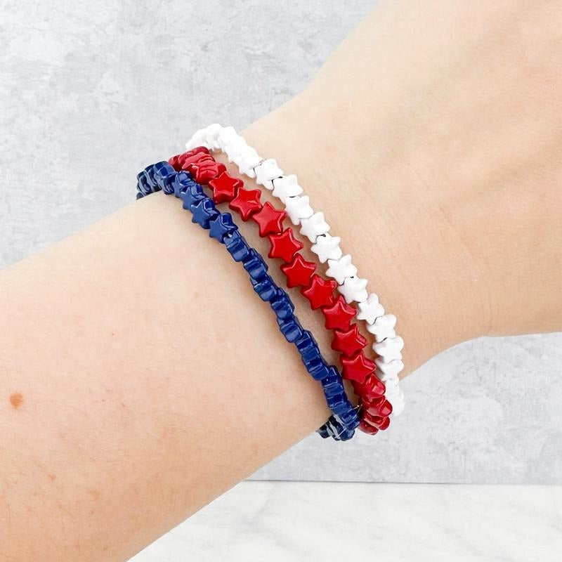 Star Bead USA Bracelet Set T-Shirts, Hoodie, Sweatshirt | RetroVerseTees.com