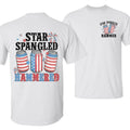 Star Spangled Hammered T-Shirt, Funny Independence Day Party Tee, Funny Patriotic 4th of July Shirt, Patriotic Beer Lover...