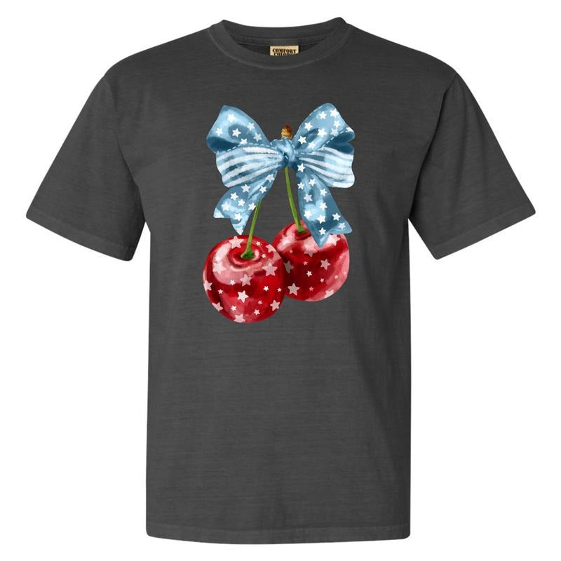 Star Studded Cherries Comfort Colors T-Shirt 'NLB' Hoodie, Sweatshirt | RetroVerseTees.com