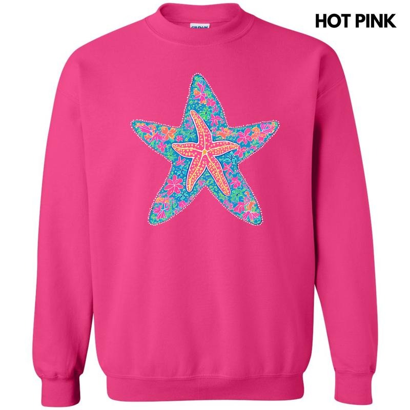 Starfish Summer Sweatshirt 'NLB' T-Shirts, Hoodie | RetroVerseTees.com