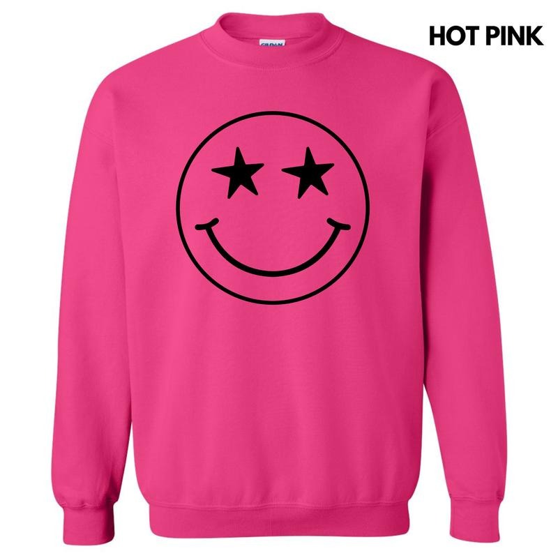 Starry Eyed Happy Face Sweatshirt 'NLB' T-Shirts, Hoodie | RetroVerseTees.com
