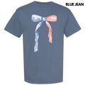 Stars & Stripes Bow Comfort Colors T-Shirt 'NLB' Hoodie, Sweatshirt | RetroVerseTees.com