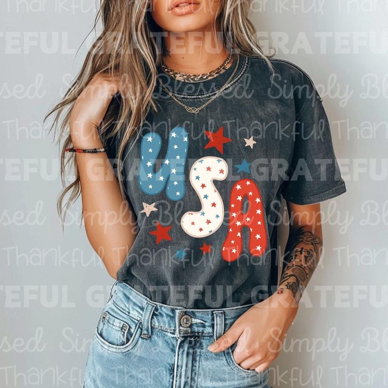 USA W/ Stars DTF Transfers - THIS IS NOT A SHIRT Hoodie, Sweatshirt | RetroVerseTees.com