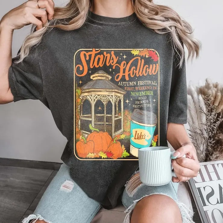 Stars Hollow Connecticut 1779 Shirt, Gilmore Girls T-Shirt, Gift For Women and Man Unisex T-Shirt Comfortable Graphic...