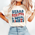 Stars Stripes And Equal Rights Shirt, Retro 4th Of July T-shirt, Liberal American Sweatshirt, Patriotic Women Gift,...