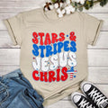Stars and Stripes and Jesus Christ Graphic Tee Hoodie, Sweatshirt | RetroVerseTees.com