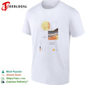 Static hearts moving light beach photo collage shirt