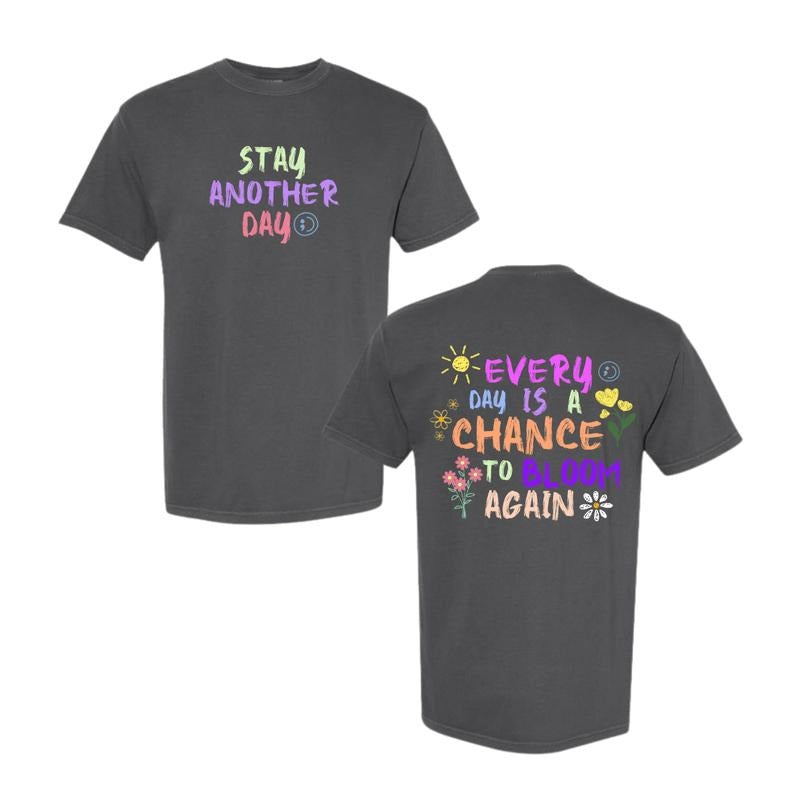 Stay Another Day Spring '25 Exclusive Premium Mental Health Awareness T-Shirt Hoodie, Sweatshirt | RetroVerseTees.com