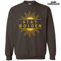 Stay Golden Puff Sweatshirt T-Shirts, Hoodie | RetroVerseTees.com