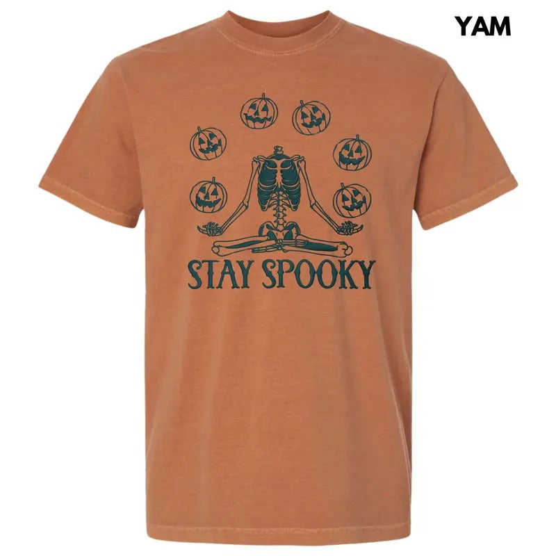 Stay Spooky PUFF Comfort Colors T-Shirt Hoodie, Sweatshirt | RetroVerseTees.com