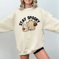 Stay Spooky Sweatshirt, Halloween Sweatshirt, Ghosts Pumpkin Face Halloween Shirt, Womens Halloween Sweatshirt, Spooky...