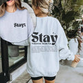 Stay; Sweatshirt Suicide Prevention Sweatshirt Mental Health Sweatshirt Suicide Awareness Sweater Semicolon Mental Health...