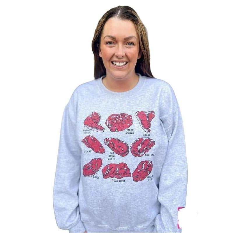 Steak Lovers - Sweatshirt T-Shirts, Hoodie | RetroVerseTees.com