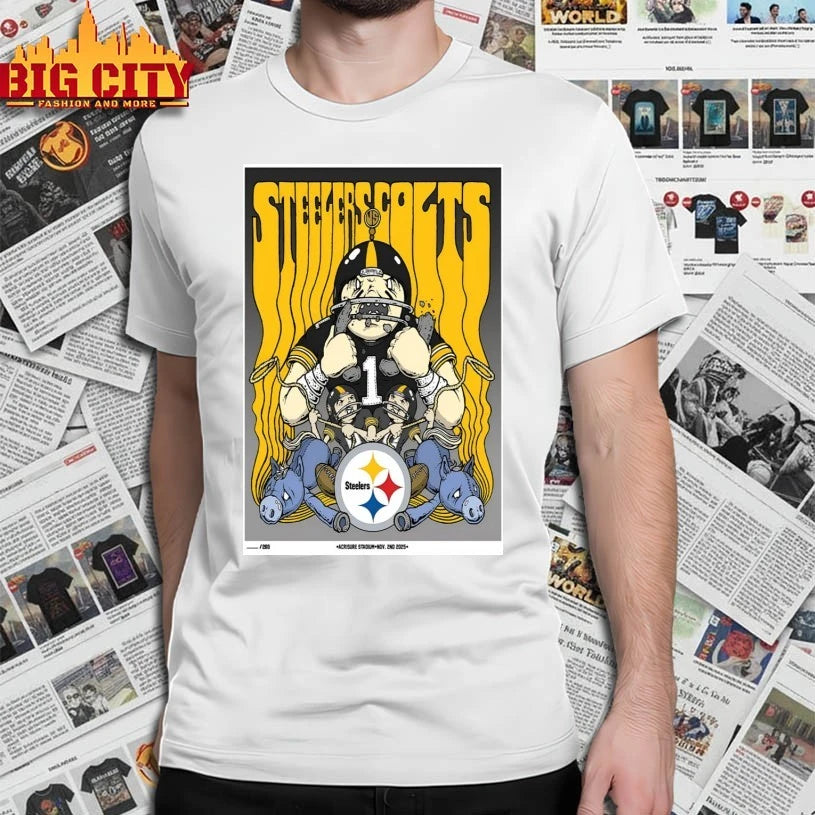 Steelers Vs Colts Nov 2 2025 In Pittsburgh PA Tour Poster Shirt