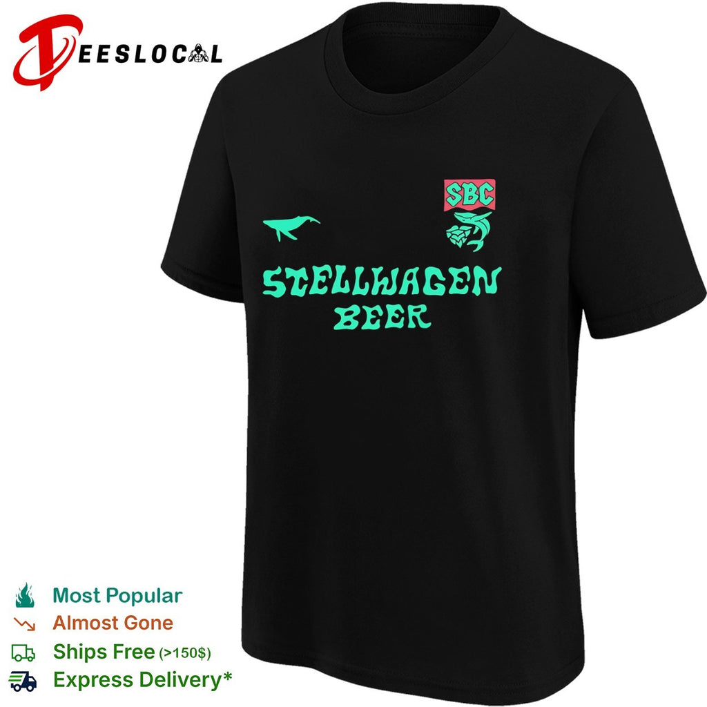 Stellwagen Beer SBC Whale Logo shirt
