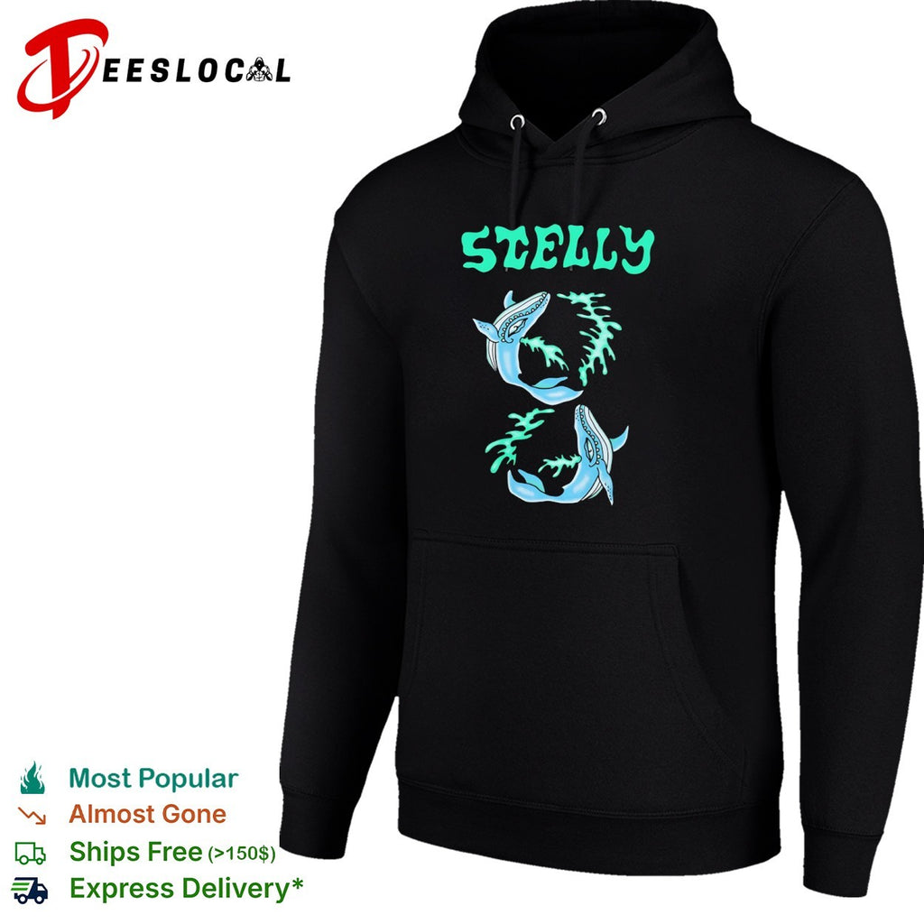 Stelly Whale ocean marine life whales sea creature shirt