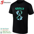 Stelly Whale ocean marine life whales sea creature shirt