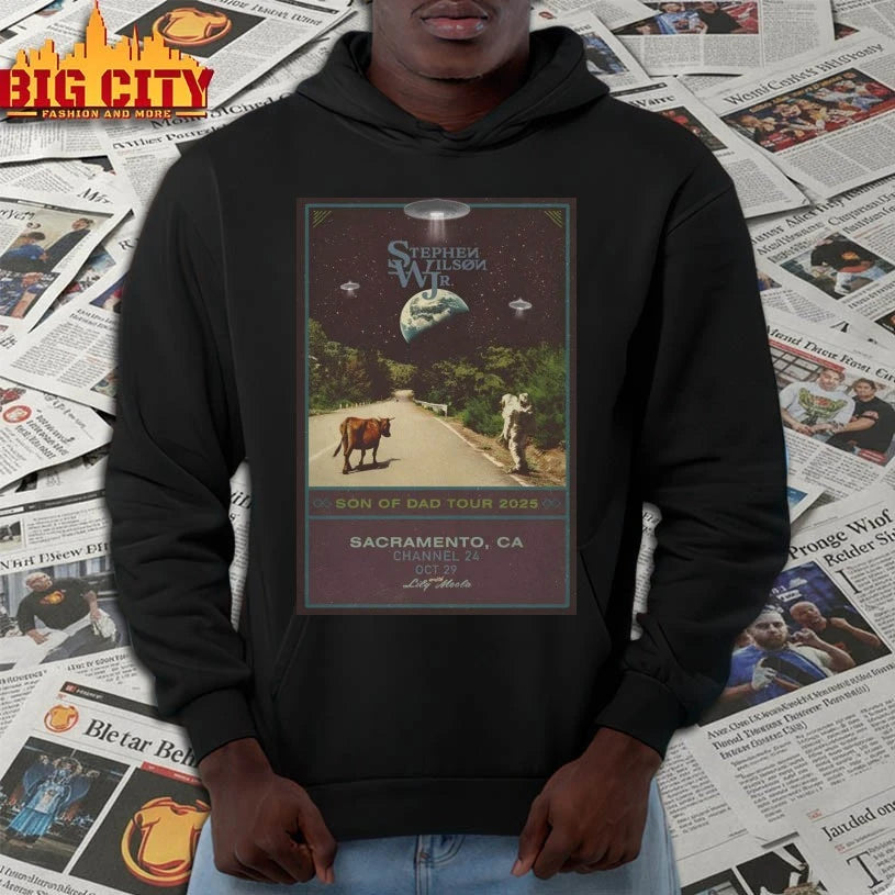 Stephen Wilson JR. Oct 29 2025 Sacramento Tour Poster shirt