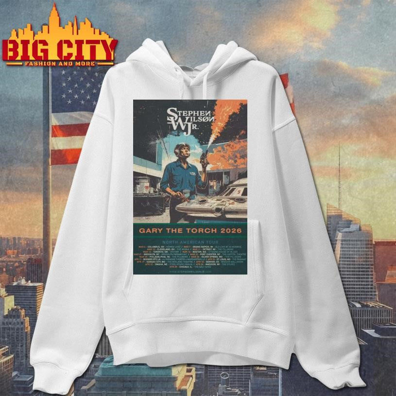 Stephen Wilson Jr Gary The Torch Tour 2026 Poster shirt
