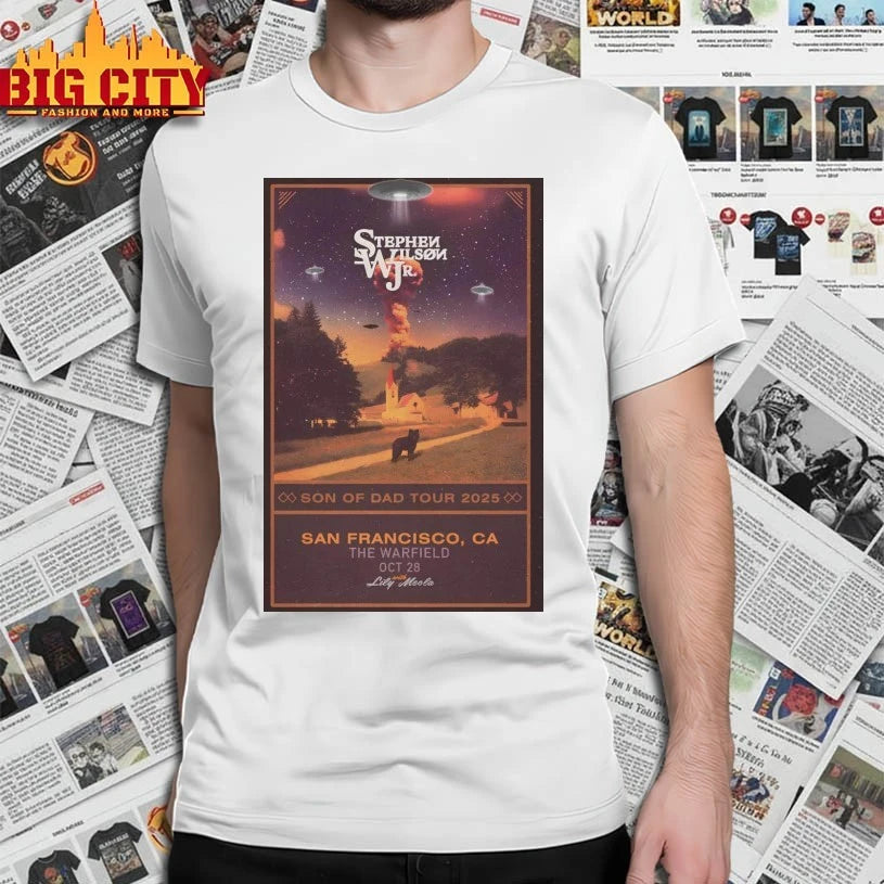 Stephen Wilson Jr. Fall Tour 2025 San Francisco Poster shirt
