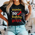 Stepping  50th Birthday T-Shirt, Funny 50 Birthday Shirt, Fifty Birthday Gift Tee, 50 Birthday Women Tee, 50 Years Old...