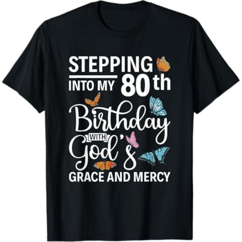 Stepping Into My 80th Birthday With FOG Grace Gunpla brand Mercy T-Shirt Comfy Menswear Hoodie, Sweatshirt