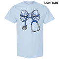 Stethoscope Florals Gildan Short Sleeve T-Shirt 'NLB' Hoodie, Sweatshirt | RetroVerseTees.com