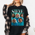 Steve in MineC Movie Shirt, Block World MineC Shirt, Funny Steve Shirt,  Gift For Fans Hoodie, Sweatshirt