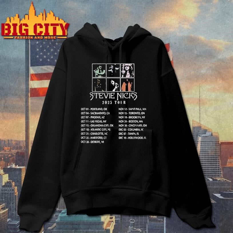 Stevie Nicks 2025 Tour Schedule shirt