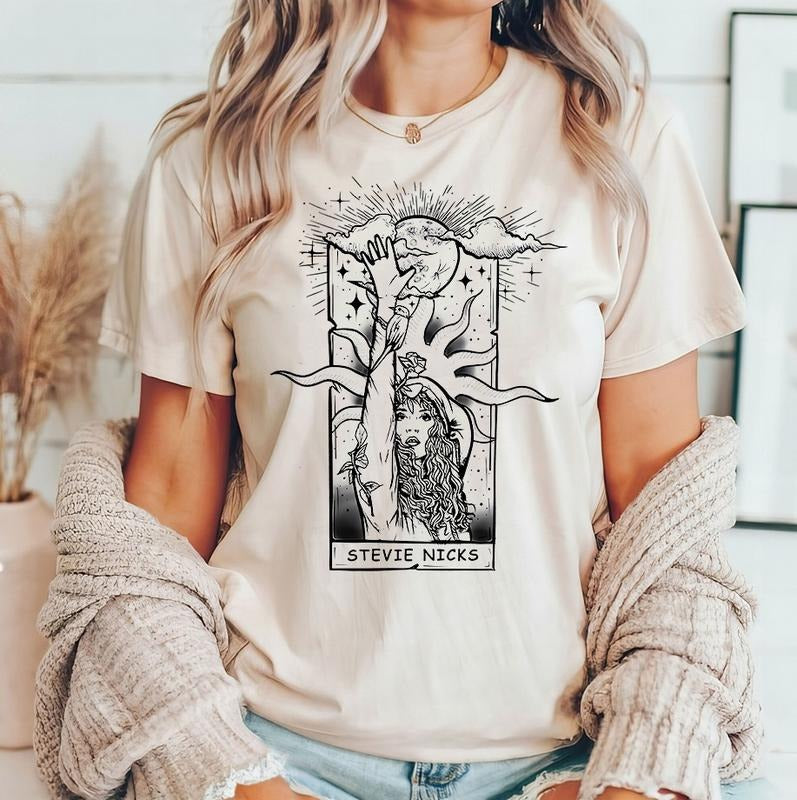 Stevie Nicks Shirt Sweatshirt Hoodie, Retro Stevie Nicks T-shirt, 2024 Concert Shirt, Gift For Fan | RetroVerseTees.com