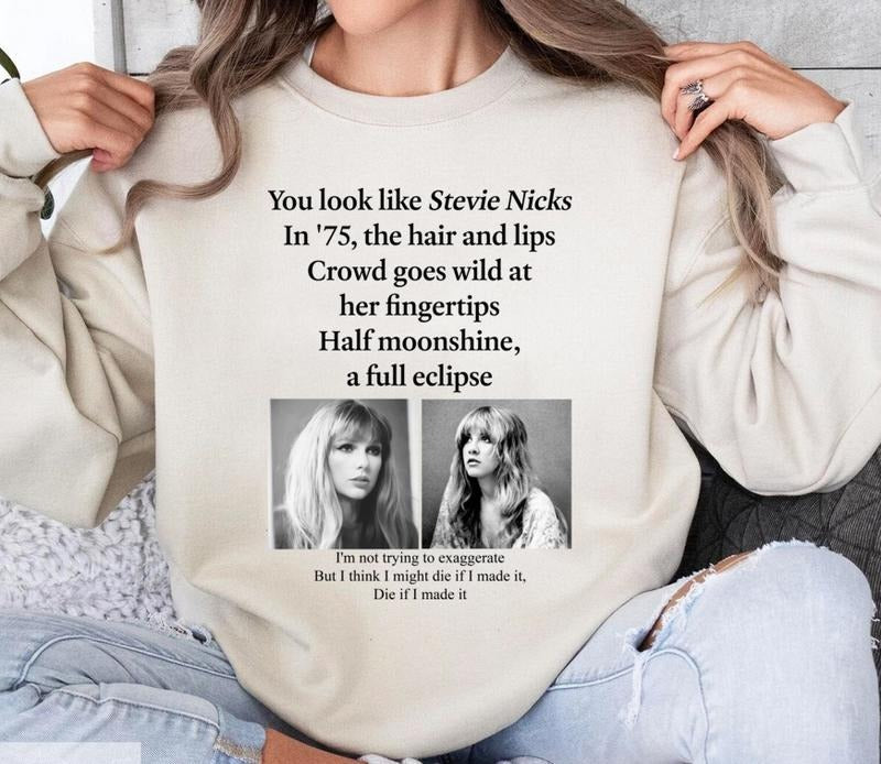 Stevie Nicks Shirt, Stevie Nicks Tour 2024 Shirtstyle{n002}2 Hoodie, Sweatshirt | RetroVerseTees.com