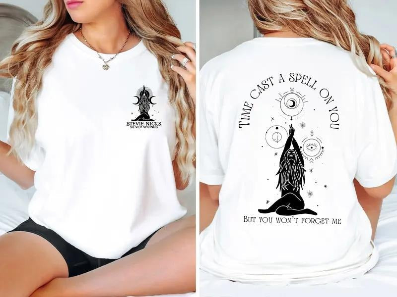 Stevie Nicks Silver Springs Shirt, Stevie Nicks Double Shirt, Music Sweatshirt, Hoodie, Gift For Fans | RetroVerseTees.com