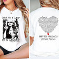 Stevie Nicks Silver Springs Two Sides Shirt, Stevie Nicks Tour Shirt Hoodie, Sweatshirt | RetroVerseTees.com