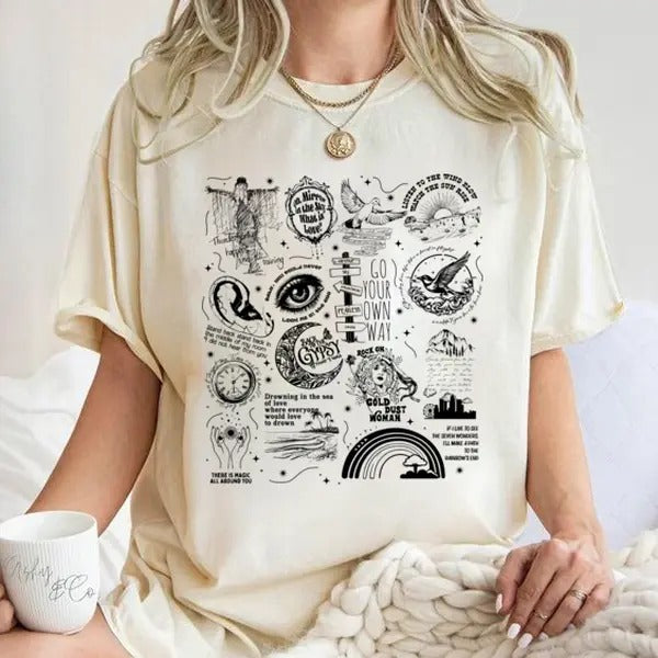 Stevie Nicks Tracklist Shirt, Stevie Nicks Shirt Hoodie, Sweatshirt | RetroVerseTees.com