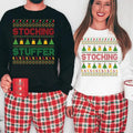 Stocking Stuffer Matching Couple Sweatshirt, Her Stocking Stuffer Shirt, Funny Matching Christmas Couple Sweatshirt,...