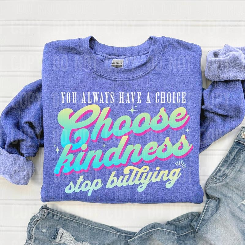 Stop Bullying DTF Transfers - THIS IS NOT A SHIRT Hoodie, Sweatshirt | RetroVerseTees.com