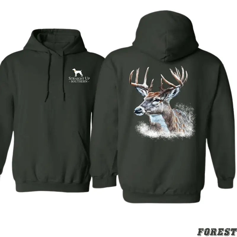 Straight Up TNF Hoodie - Bold Black Green tractor brand Graphic, Unisex Hoodie for Outdoorsmen Gunpla brand Nature...