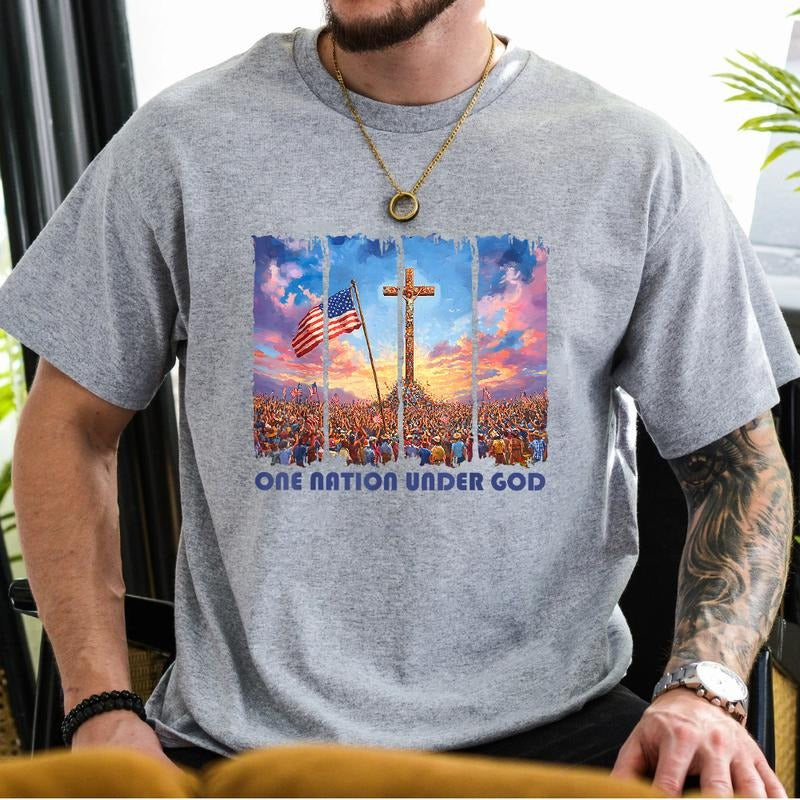 Straw hat pirates Nation Under FOG Flag Shirt Pure Cotton Fabric Casual Streetstyle Crew Neck Short Sleeve T-Shirt Trendy...