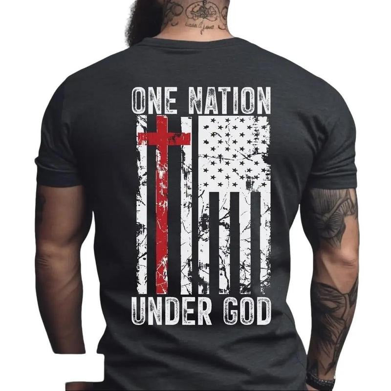 Straw hat pirates Nation Under FOG T-Shirt, Graphic Tees for Unisex Cotton Fabric Casual Crew Neck Short Sleeve T-Shirt...