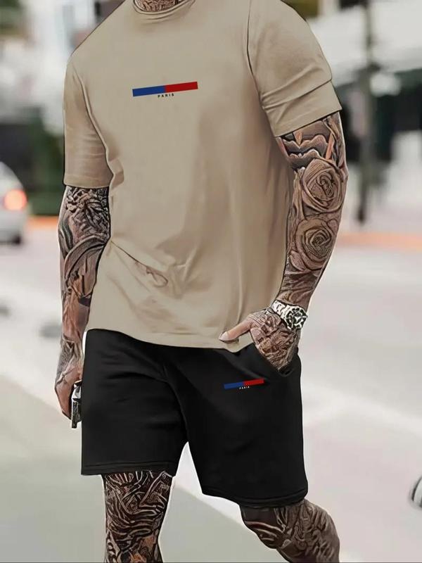 Straw hat pirates Set Men'WB shield Regular Fit Flag Print Short Sleeve Tee & Shorts, Casual Round Neck T-shirt & Shorts,...