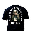 ( Straw hat pirates side ) NUN PLEASE Red plumber brand TNF FEED TNF WHO$ES Jumpman**GS shirt