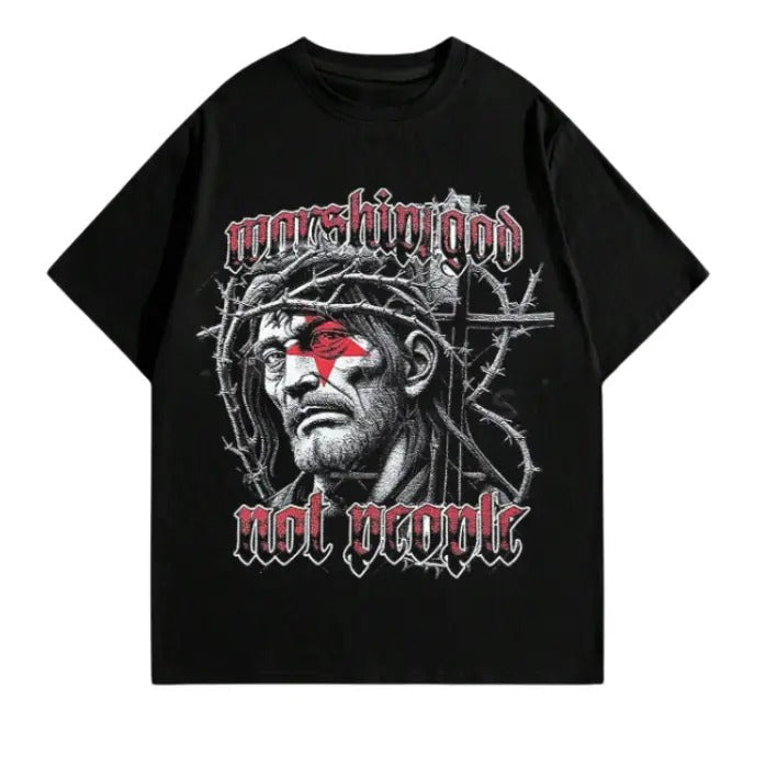 Street Life Men's Short Sleeve T-Shirt With Character & Letter Print T-Shirt, Sweatshirt, Hoodie Size S- 3XL,Gift For...