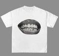 Streetwear Vibes Y2K Grill Lip Mouth Graphic Tee Retro Hoodie, Sweatshirt | RetroVerseTees.com