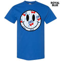 Stripe Cherry Happy Face Gildan Short Sleeve T-Shirt 'NLB' Hoodie, Sweatshirt | RetroVerseTees.com
