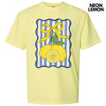 Stripe Lemon Coquette Comfort Colors T-Shirt 'NLB' Hoodie, Sweatshirt | RetroVerseTees.com